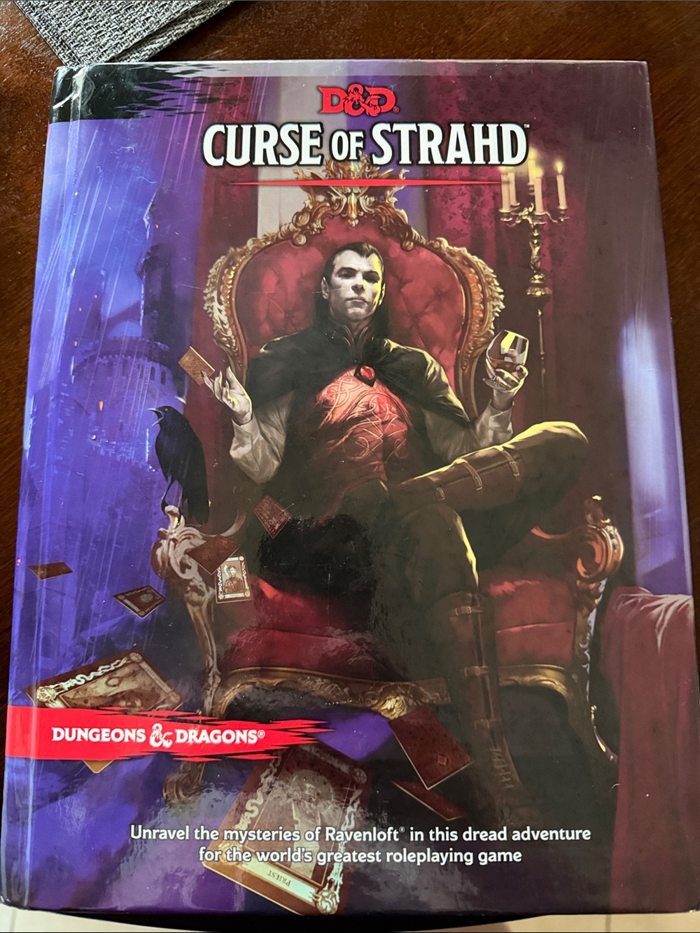 Dungeons & Dragons Curse of Strahd Adventure Book - Purple Cover